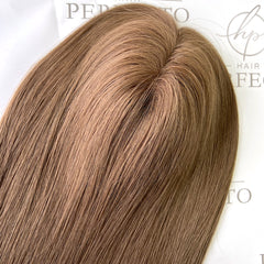 Hair Toppers 18'' #4 6''*7'' - Hair Topper Mono Wefted Base | Hairperfecto