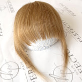 Wispy Bangs Hair Clip In Fringe With Temples Hairpieces -#8 Light Brown