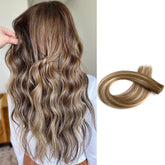 Genius Hair Wefts - 100% Remy Weft Hair Extensions #T8A/P8A/1001| Hairperfecto