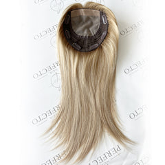 Best Human Hair Toppers For Hair Loss 6*6 Silk Base -Aura