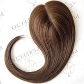 Female Hair Toppers 5''*6'' Mono Base Dark Brown Hair Toppers