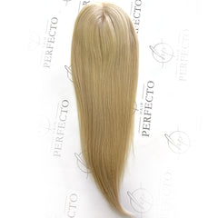 Ladies Hair Toppers For Thinning Hair Blonde Hair Pieces 3x5 mono Base