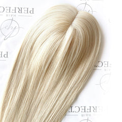 Hair Toppers for Thin Hair |5* 6" Platinum Blonde Hair Toppers