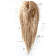 Ladies Hair Toppers 5"*6" Blonde Topper Hair Pieces for women