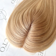 Ladies Hair Toppers 5"*6" Blonde Topper Hair Pieces for women