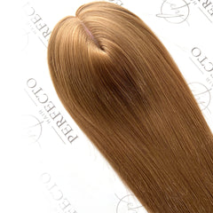 Real Human Hair Toppers for women with thinning hair 4"x6" Mono Toppers