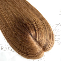 Best women's human hair toppers 4"x6" Brown Hair Topper