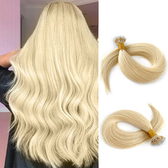 Nano Hair Extensions - Blonde #22 Keratin Hair Extensions | Hairperfecto