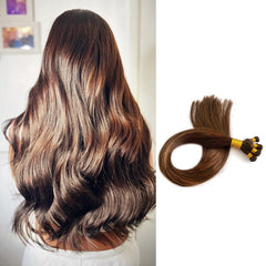 Hand-Tied WeftHair Extensions Dark Brown #2 Remy Hair | Hairperfecto