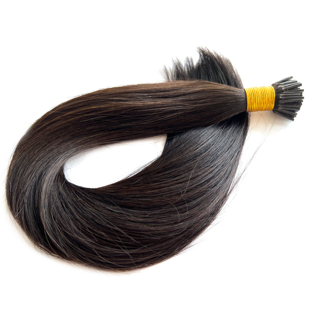 Double Drawn I Tip Hair Extensions Human Hair  #NC | Hairperfecto