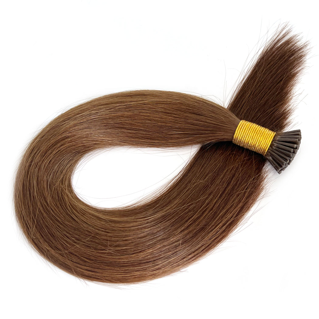 Double Drawn I Tip Hair Extensions Human Hair #4 | Hairperfecto