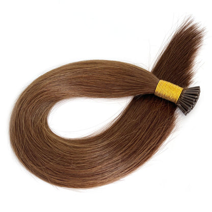Double Drawn I Tip Hair Extensions Human Hair #4 | Hairperfecto