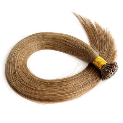 Double Drawn I Tip Hair Extensions Human Hair  #8 | Hairperfecto