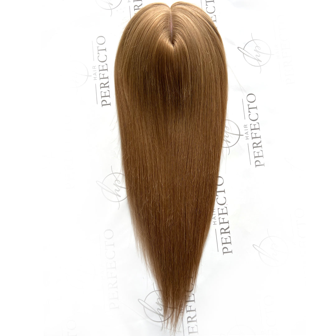 Real Human Hair Toppers for women with thinning hair 4"x6" Mono Toppers