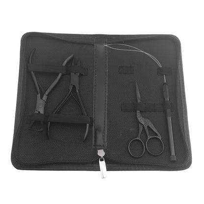Hair Extension Beading Tool Kit Beading Tool Kit Remove Plier Set for beads (4 Piece)